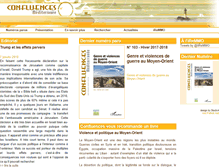 Tablet Screenshot of confluences-mediterranee.com